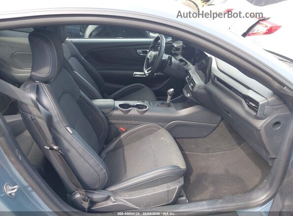 1FA6P8TH6R5138542 2024 FORD MUSTANG Light Blue Front interior view