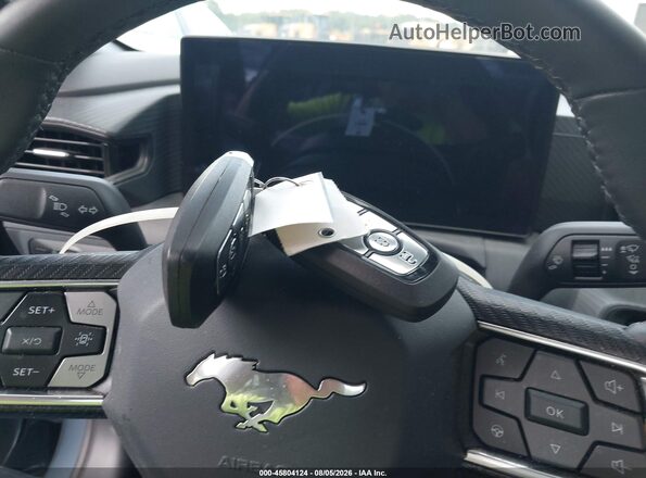 1FA6P8TH6R5138542 2024 FORD MUSTANG Light Blue Dashboard view