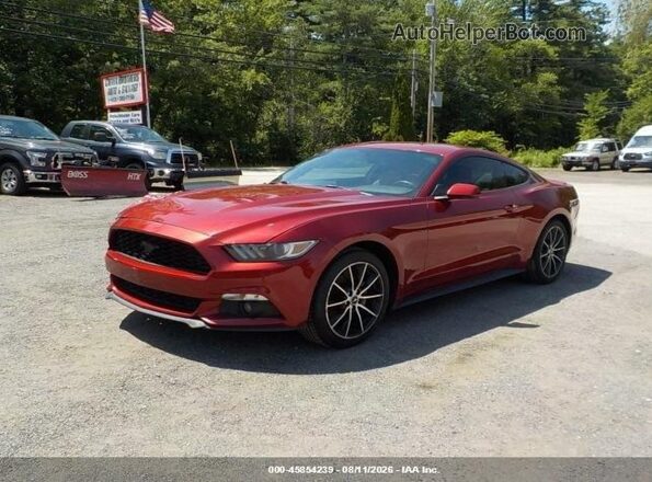 1FA6P8TH7G5265684 2016 FORD MUSTANG Maroon წინა მარცხენა ხედი სამი მეოთხედიდან