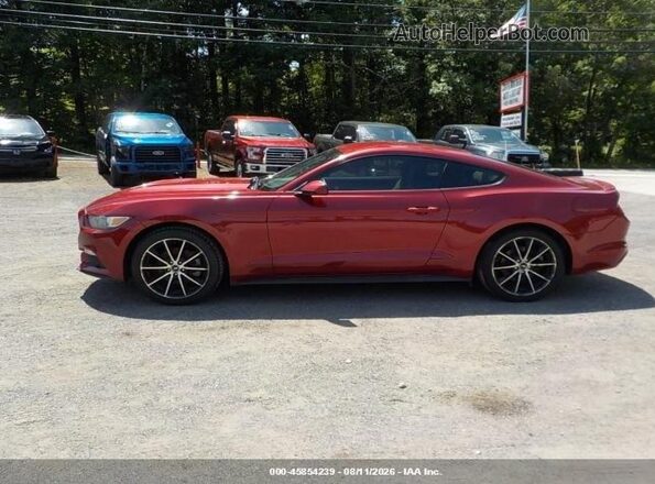 1FA6P8TH7G5265684 2016 FORD MUSTANG Maroon ხელსაწყოთა პანელის ხედი