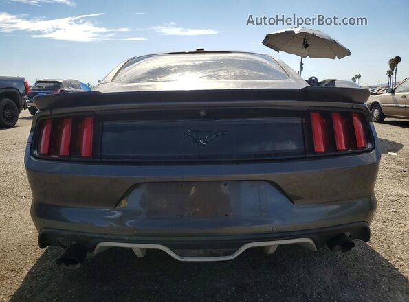 1FA6P8TH7G5337239 2016 FORD MUSTANG Charcoal Вид ззаду