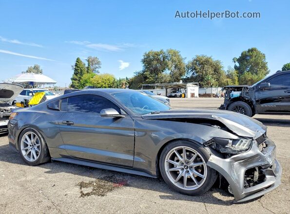 1FA6P8TH7G5337239 2016 FORD MUSTANG Charcoal Передня права чверть