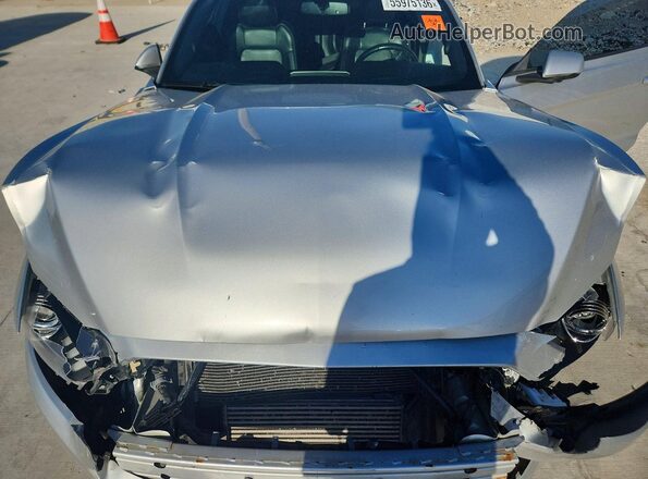 1FA6P8TH7H5282826 2017 FORD MUSTANG Silver Rear interior view