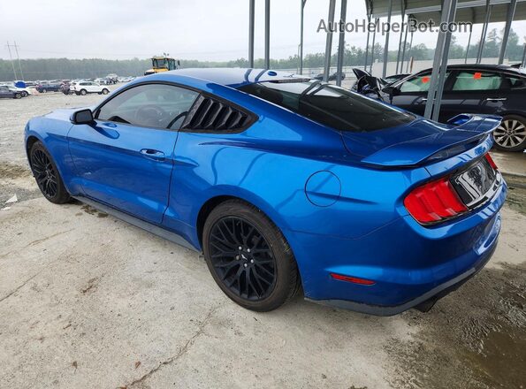 1FA6P8TH7K5112733 2019 FORD MUSTANG Blue Tył lewy