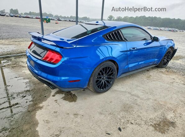1FA6P8TH7K5112733 2019 FORD MUSTANG Blue Tył prawy