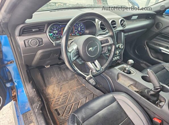 1FA6P8TH7K5112733 2019 FORD MUSTANG Blue Widok deski rozdzielczej