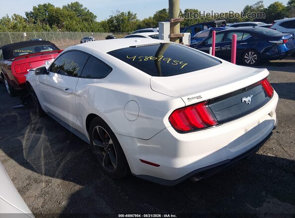 1FA6P8TH7K5133369 2019 FORD MUSTANG Белый Задняя левая четверть
