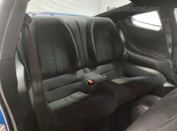 1FA6P8TH7K5180840 2019 FORD MUSTANG Blue Widok tylnych siedzeń