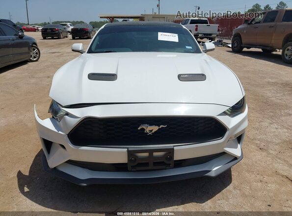 1FA6P8TH7K5186458 2019 FORD MUSTANG White Вид щитка приладів