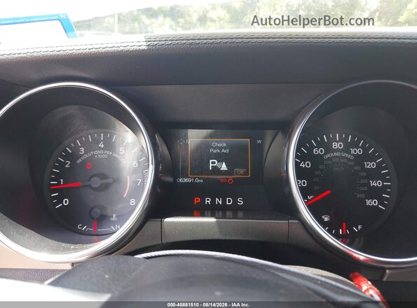 1FA6P8TH7K5186458 2019 FORD MUSTANG White Вид задніх сидінь