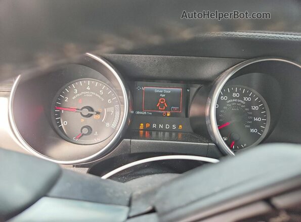 1FA6P8TH7L5120803 2020 FORD MUSTANG Silver Вид щитка приладів