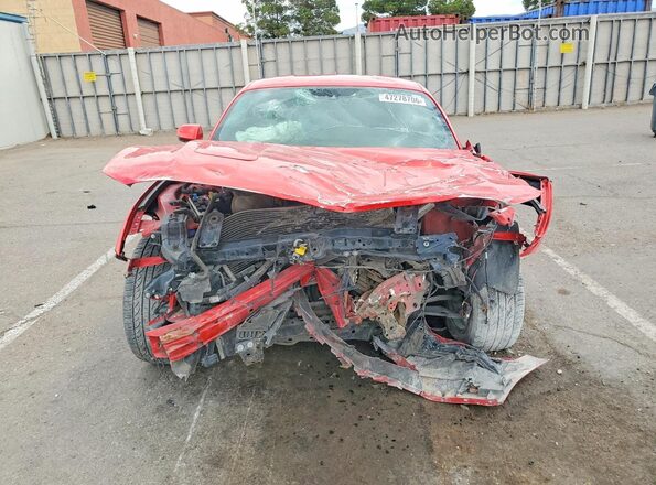 1FA6P8TH7L5147936 2020 FORD MUSTANG Red Դիմացի տեսք