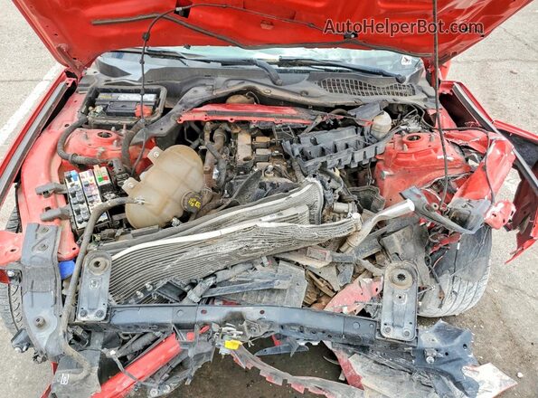 1FA6P8TH7L5147936 2020 FORD MUSTANG Red Սալոնի հետևի տեսք