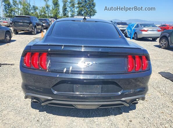 1FA6P8TH7L5177163 2020 FORD MUSTANG Black Вид ззаду
