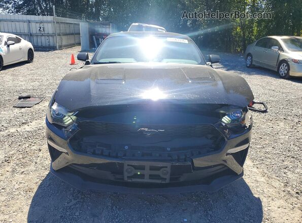 1FA6P8TH7L5177163 2020 FORD MUSTANG Black Вид спереду