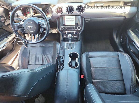 1FA6P8TH7N5111313 2022 FORD MUSTANG Charcoal Dashboard view