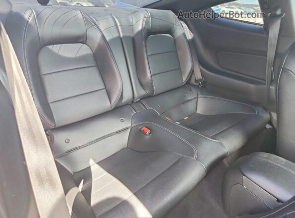 1FA6P8TH7N5111313 2022 FORD MUSTANG Charcoal Rear seats view