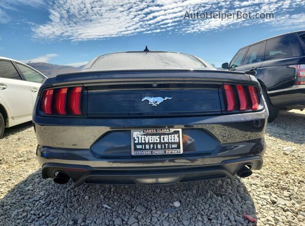 1FA6P8TH7N5111313 2022 FORD MUSTANG Charcoal Rear view