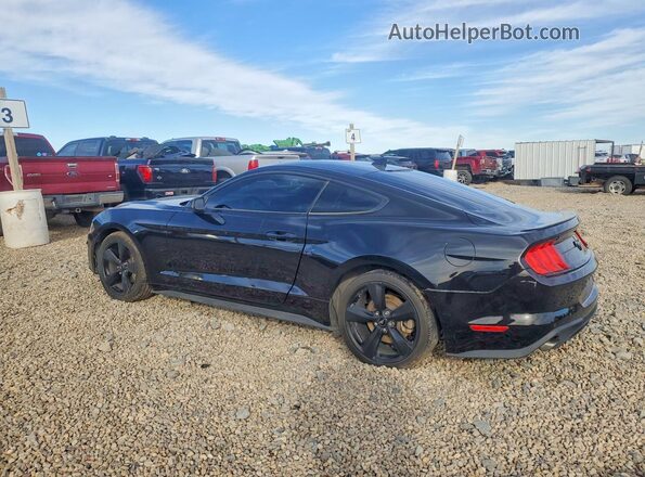 1FA6P8TH7N5135966 2022 FORD MUSTANG Black Trasero izquierdo