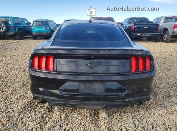 1FA6P8TH7N5135966 2022 FORD MUSTANG Black Vista trasera
