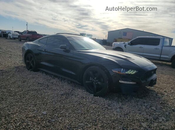 1FA6P8TH7N5135966 2022 FORD MUSTANG Black Delantero derecho