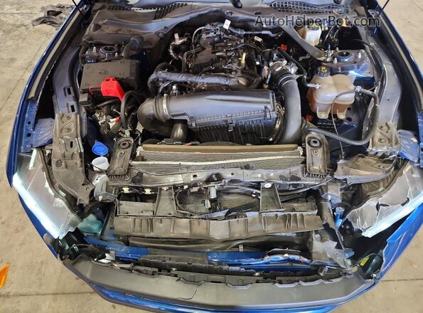 1FA6P8TH7R5114203 2024 FORD MUSTANG Blue უკანა სალონის ხედი