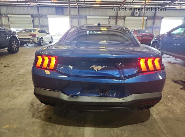 1FA6P8TH7R5114203 2024 FORD MUSTANG Blue უკანა ხედი