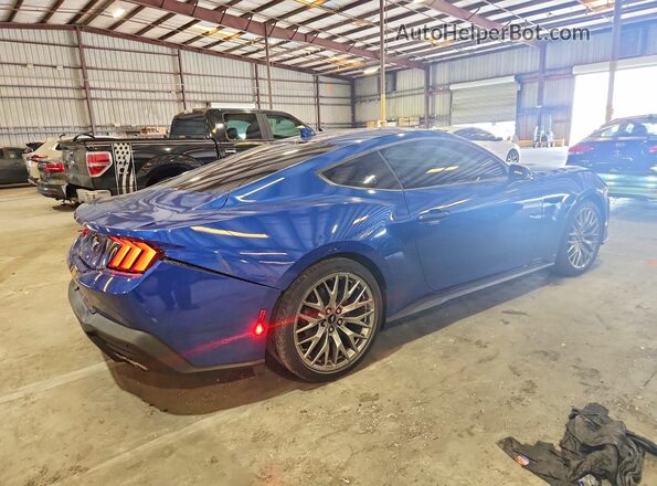 1FA6P8TH7R5114203 2024 FORD MUSTANG Blue უკანა მარჯვენა