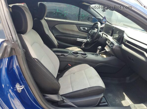 1FA6P8TH7R5137917 2024 FORD MUSTANG Blue Вид задніх сидінь