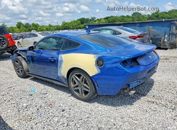 1FA6P8TH7R5137917 2024 FORD MUSTANG Blue Задня ліва чверть