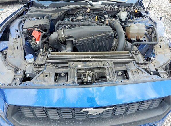 1FA6P8TH7R5137917 2024 FORD MUSTANG Blue Вид задньої частини салону