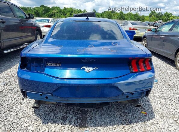 1FA6P8TH7R5137917 2024 FORD MUSTANG Blue Вид ззаду