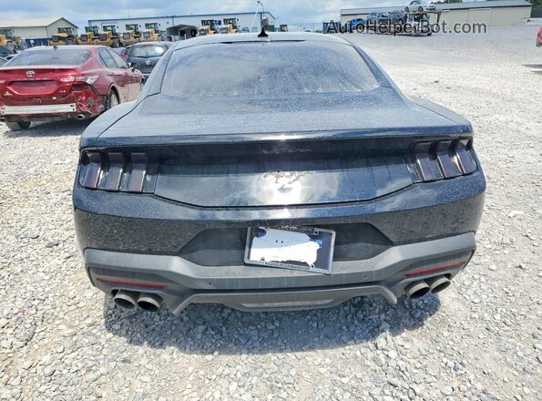 1FA6P8TH7S5103286 2025 FORD MUSTANG Black Вид ззаду