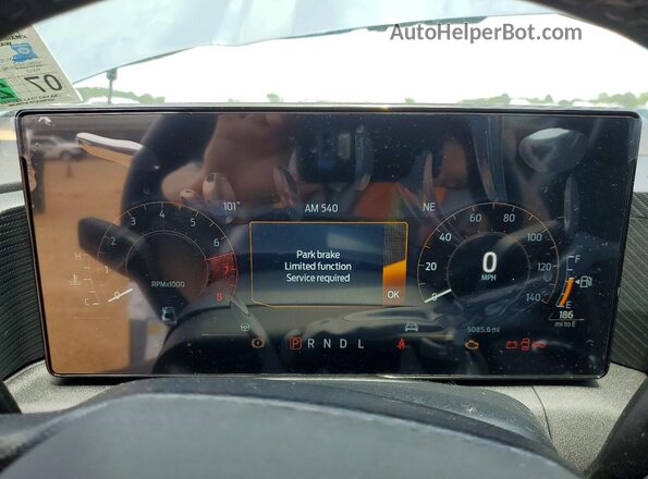 1FA6P8TH7S5116510 2025 FORD MUSTANG Серый Вид щитка приборов