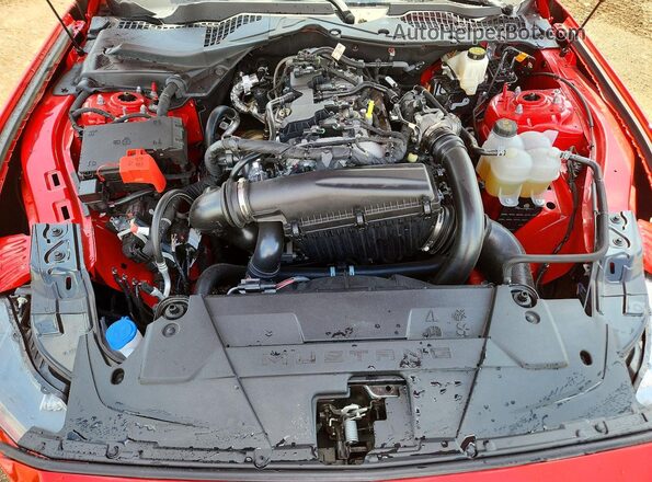 1FA6P8TH7T5106920 2026 FORD MUSTANG Red Rear interior view