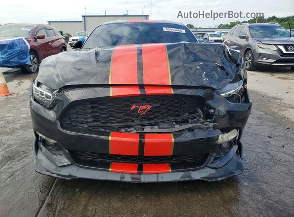 1FA6P8TH8G5218132 2016 FORD MUSTANG Black Դիմացի տեսք