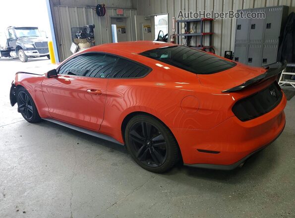 1FA6P8TH8G5228613 2016 FORD MUSTANG Orange Trasero izquierdo