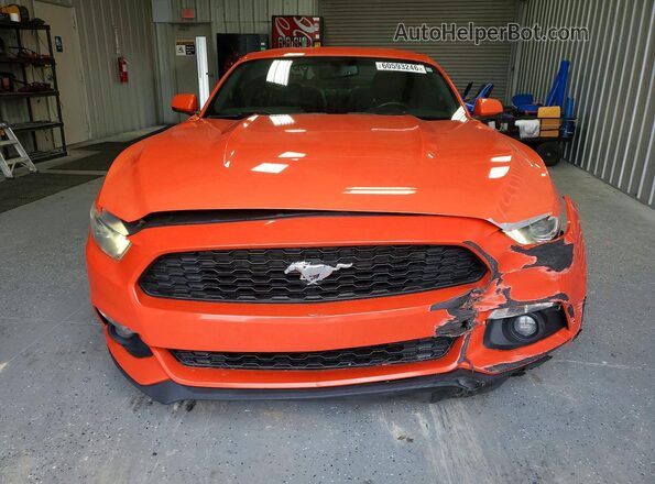 1FA6P8TH8G5228613 2016 FORD MUSTANG Orange Vista frontal