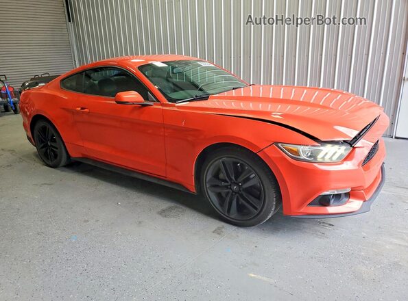 1FA6P8TH8G5228613 2016 FORD MUSTANG Orange Delantero derecho