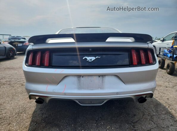 1FA6P8TH8H5269941 2017 FORD MUSTANG Silver Rear view