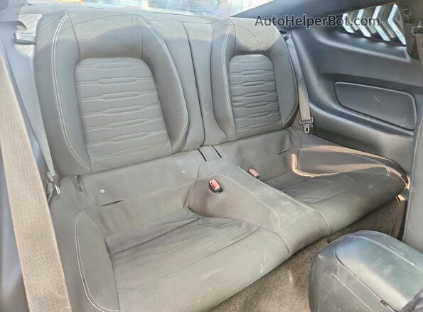 1FA6P8TH8H5269941 2017 FORD MUSTANG Silver Rear seats view