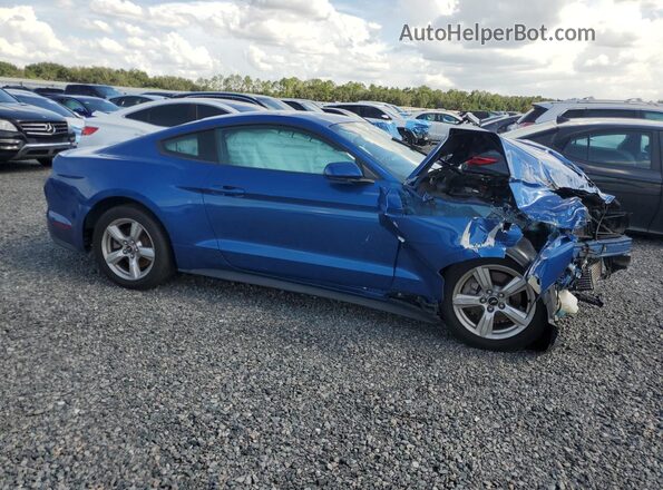 1FA6P8TH8J5102713 2018 FORD MUSTANG Blue წინა მარჯვენა