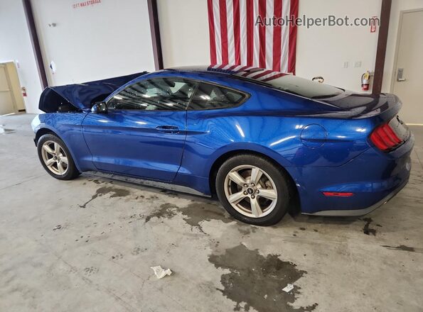 1FA6P8TH8J5102713 2018 FORD MUSTANG Blue უკანა მარცხენა
