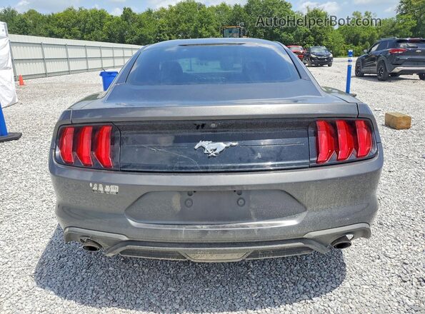 1FA6P8TH8J5104087 2018 FORD MUSTANG Gray Widok z tyłu