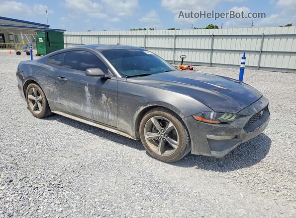 1FA6P8TH8J5104087 2018 FORD MUSTANG Gray Przód prawy