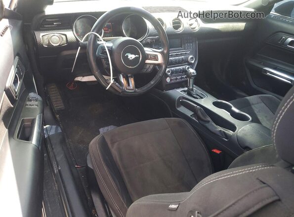 1FA6P8TH8J5104087 2018 FORD MUSTANG Gray Widok deski rozdzielczej