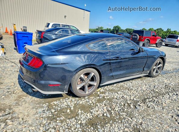 1FA6P8TH8J5116448 2018 FORD MUSTANG Black Tył prawy