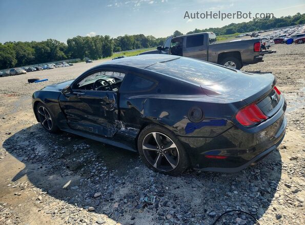 1FA6P8TH8J5116448 2018 FORD MUSTANG Black Tył lewy