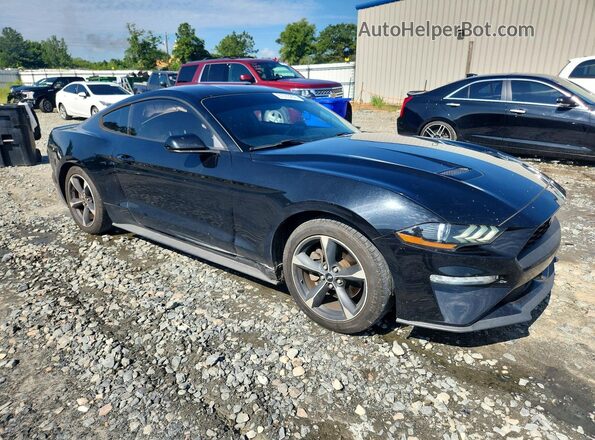 1FA6P8TH8J5116448 2018 FORD MUSTANG Black Przód prawy