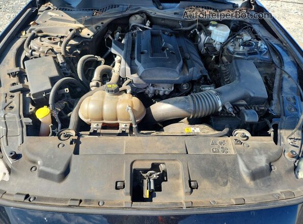 1FA6P8TH8J5116448 2018 FORD MUSTANG Black Widok wnętrza z tyłu